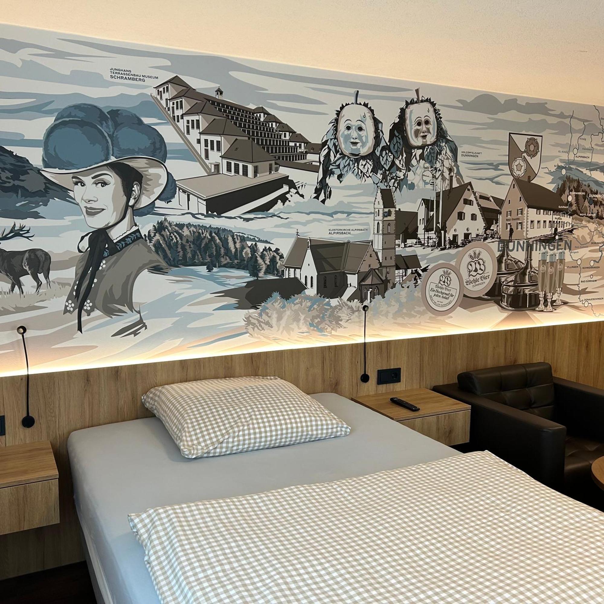 Braustube Wehle Hotel Dunningen Bagian luar foto