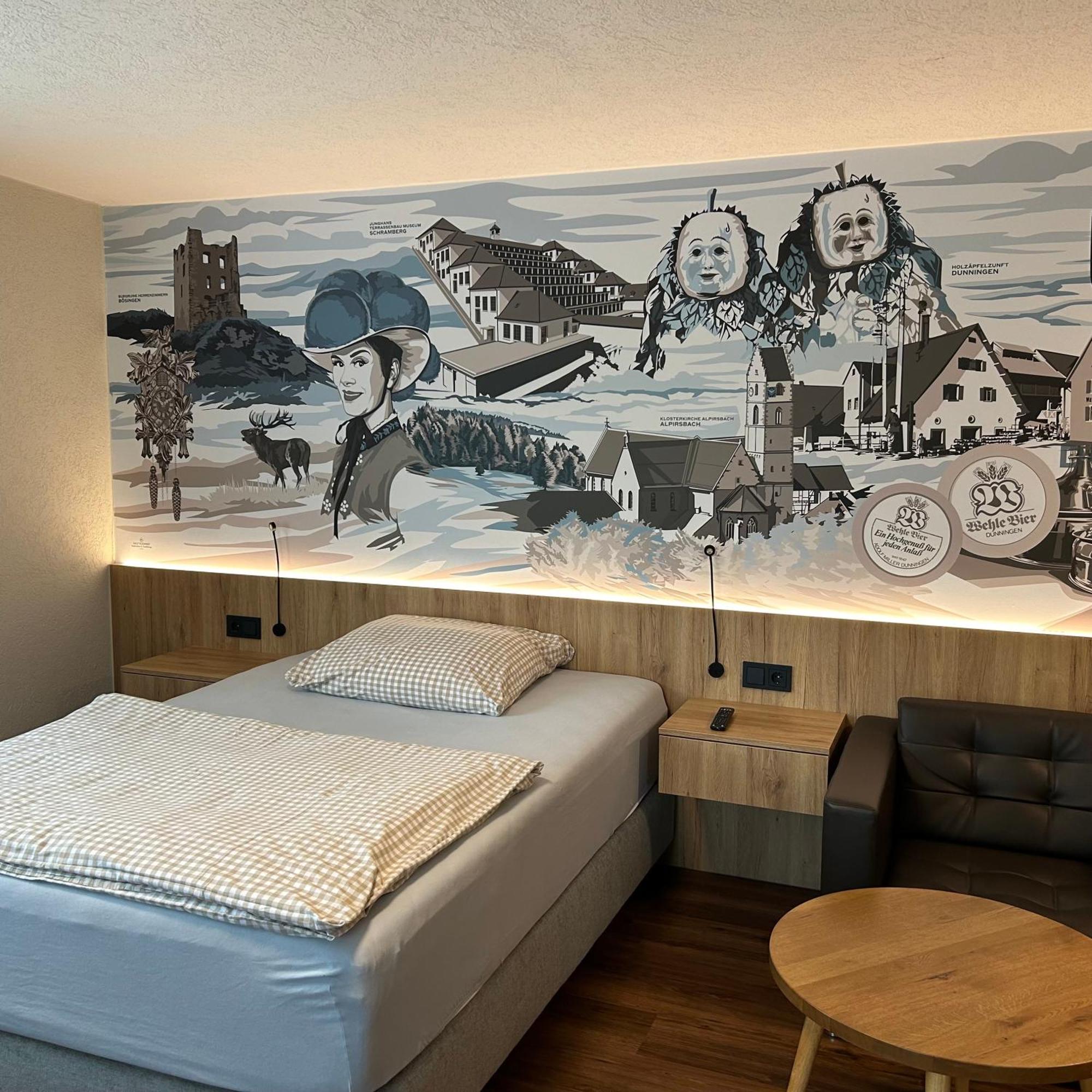 Braustube Wehle Hotel Dunningen Bagian luar foto